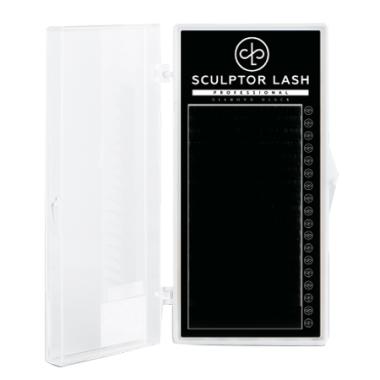 Ресницы Sculptor Lash "Diamond black", mix (5-7), черные,18 линий