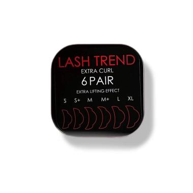 Набор валиков Lash Trend Extra глянцевых, 6 пар