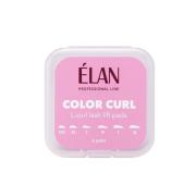 Набір валиків Elan з L-вигином Color Curl для ламінування вій (6 пар)