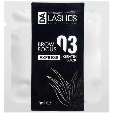 Состав Dalashes Brow Focus Express №3 для ламинирования бровей в саше (1 мл)