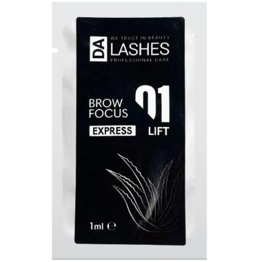 Склад Dalashes Brow Focus Express №1 для ламінування брів у саше (1 мл)