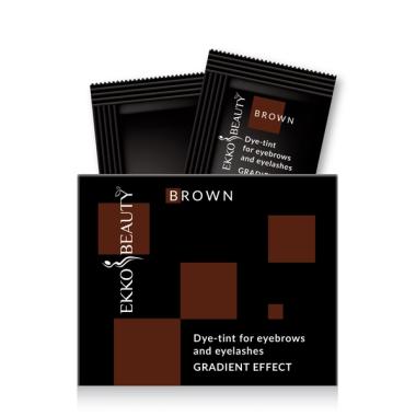 Фарба-тинт Ekko Beauty Gradient Effect + окислювач у саше, 2*3 мл