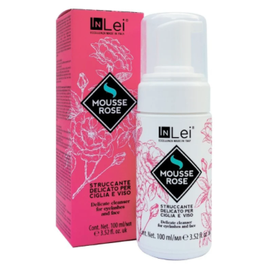 Пенка InLei Mousse Rose для снятия макияжа, 100 мл