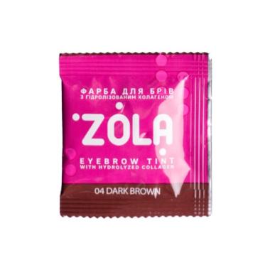 Краска Zola для бровей в саше + окислитель, 2*5 мл