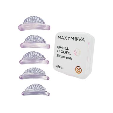 Набір валиків Maxymova Shell U Curl для ламінування вій (5 пар)