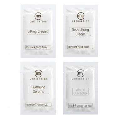 Набор составов My Lamination + Vitamin Lash BTX в саше, 3*1,5 мл, 1*1 мл