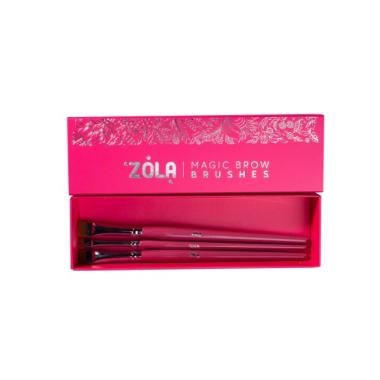 Набор кистей Zola Magic Brow Brushes, 3 шт