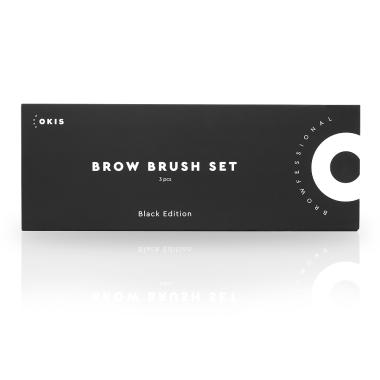 Набор кистей Okis Brow Brush set Limited edition, 3 шт