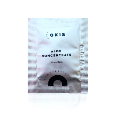 Гель Okis Brow Aloe Concentrate для бровей и ресниц в саше, 3 мл
