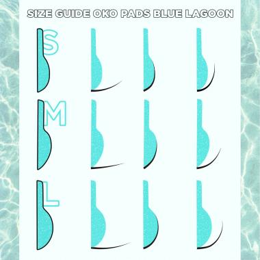 Набор валиков OkO Blue Lagoon силиконовых, 3 пары