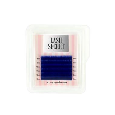 Ресницы Lash Secret mini mix, синие