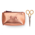 Ножницы для бровей Elan Gold с брендированной косметичкой