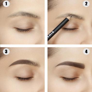 Карандаш Sinart Eyebrow Pencil пудровый