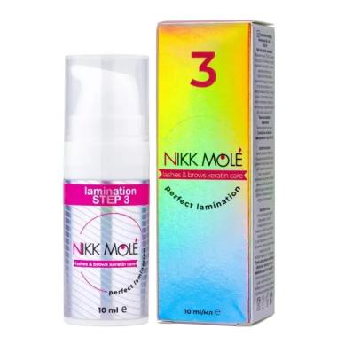 Состав Nikk Mole №3 для ресниц и бровей, 10 мл