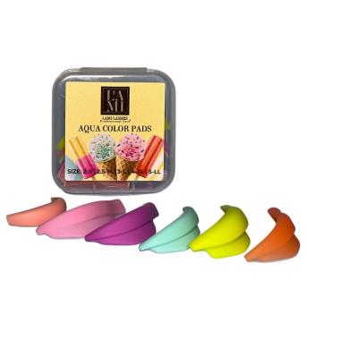 Валики Lami Lashes Aqua Color для ламінування вій, 5 пар