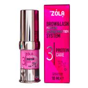 Склад Zola №3 (рожеві) Protein Keratin Serum для ламінування брів та вій (10 мл)