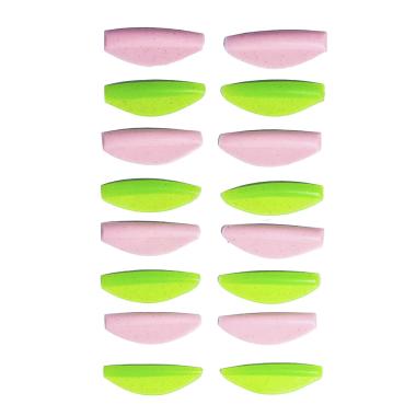 Набір валиків Zola Round Curl Pink & Green силіконових, 8 пар