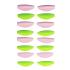 Набір валиків Zola Round Curl Pink & Green силіконових, 8 пар