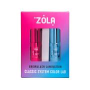Набір складів Zola Classic System Color Lab для ламінування брів та вій (2*10 мл)