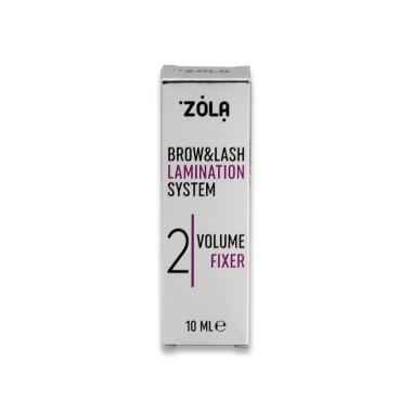 Состав Zola №2 Volume Fixer для бровей и ресниц, 10 мл