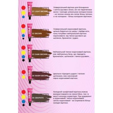 Набір фарб з окислювачем Zola New Innovative Coloring System (15мл)